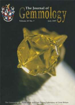 Thejournal of Gemmology