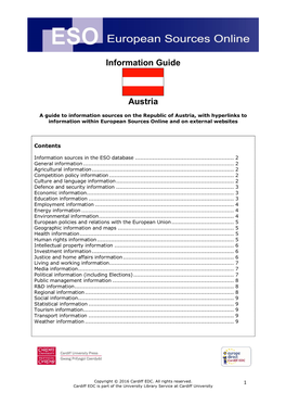 Information Guide Austria