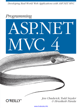 Programming ASP.NET MVC 4