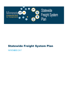 Statewide Freight System Plan Revised