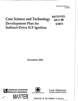 Core Science and Technology J ^ 2 4 \M