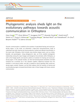 Phylogenomic Analysis Sheds Light on the Evolutionary Pathways Towards