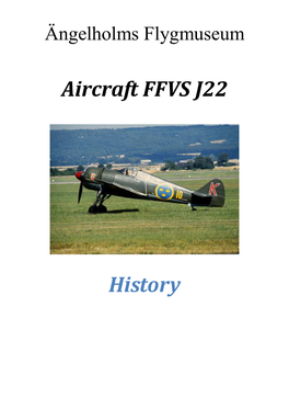 Aircraft FFVS J22 History