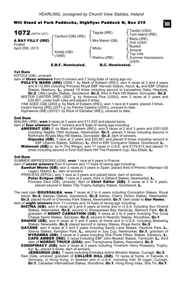 Tattersalls October Yearling Sale Book 1