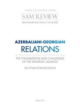 Azerbaijani-Georgian Relations