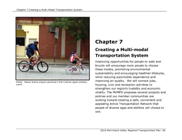 Chapter 7 Creating a Multi-Modal Transportation System