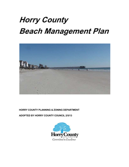 Beach Management Plan