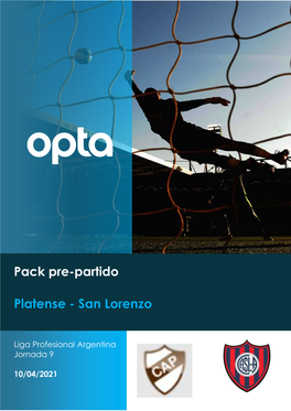 Pack Pre-Partido Platense