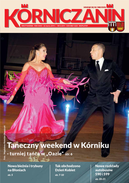 Taneczny Weekend W Kórniku - Turniej Tańca W „Oazie” Str