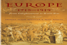 From Enlightenment to World War Toworld Enlightenment from 1715–1919