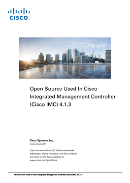 Open Source Used in Cisco UCS C-Series Software, Release 4.1(3)