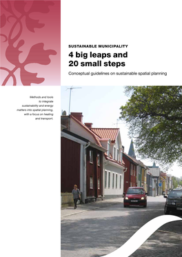 4 Big Leaps and 20 Small Steps Conceptual Guidelines on Sustainable Spatial Planning
