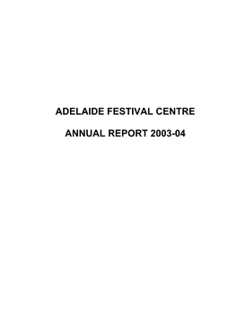 2003/2004 Annual Report