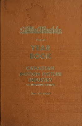 1963-64 Year Book Canadian Motion Picture Industry