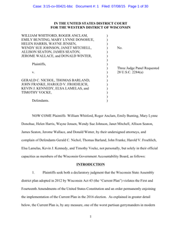Case: 3:15-Cv-00421-Bbc Document #: 1 Filed: 07/08/15 Page 1 of 30