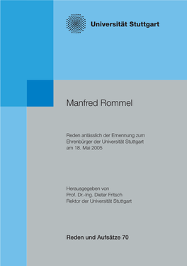 Manfred Rommel