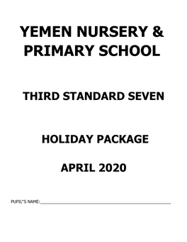 Yemen Nursery & Primary School