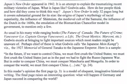 Japan's New Order Appeared in 1942