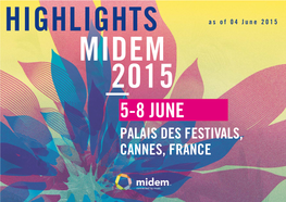 Midem Festival  Midem Artist Accelerator  Armenia Country of Honour  Country Showcases