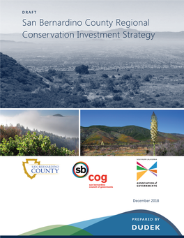 Regional Conservation Investment Strategy
