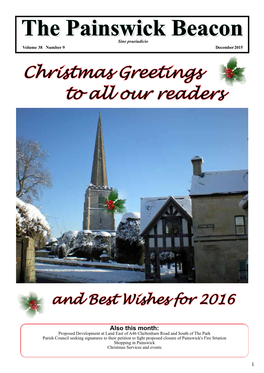 Christmas Greetings to All Our Readers