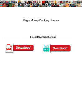 Virgin Money Banking Licence Treasure