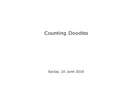 Counting Doodles, an Hommage to Claude Itzykson(.Pdf)