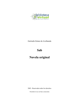 Sab Novela Original