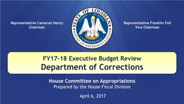 Corrections Services/Local Housing of State Offenders