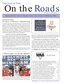 Women's Olympic Marathon History