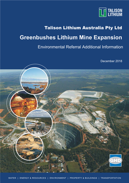 Greenbushes Lithium Mine Expansion