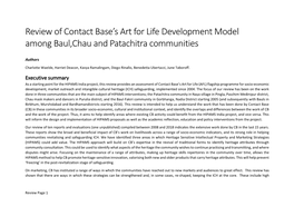 Review of Contact Base's Art for Life Development Model Among Baul