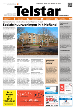 Sociale Huurwoningen in 'T Hofland