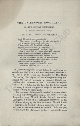 The Cairngorm Club Journal 005, 1895