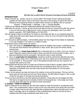 Download Sermon Notes