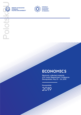 ECONOMICS ECONOMICS Novopolotsk 2019