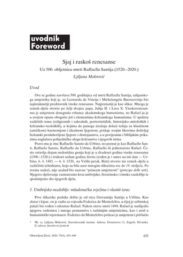 Uvodnik Foreword