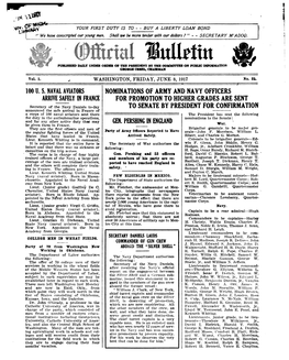 Official U. S. Bulletin