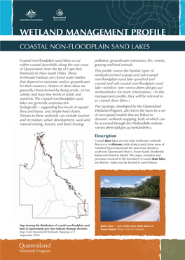 Coastal Non-Floodplain Sand Lakes (PDF, 2.5