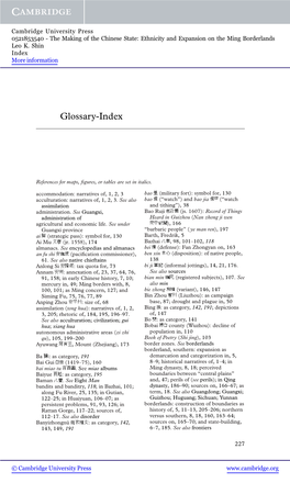 Glossary-Index