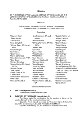 Council Decisions 16.5.06.Pdf