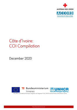 ACCORD COI Compilation Côte D'ivoire