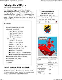 Principality of Rügen - Wikipedia, the Free Encyclopedia