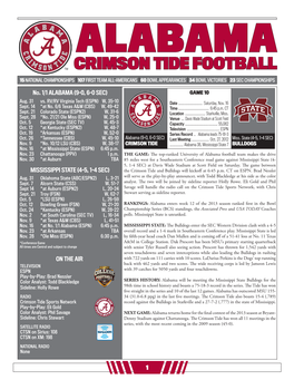 Crimson Tide Football