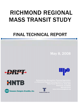 Richmond Regional Mass Transit Study
