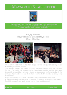 Maynooth Newsletter