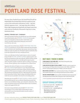 0750 TRAV Rose Festival Itinerary R03.Indd