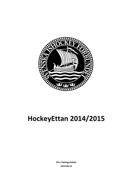 Hockeyettan 2014/2015