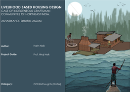 Livelihood Based Housing Design Case of Indegeneous Craftsman Communities of Northeast India