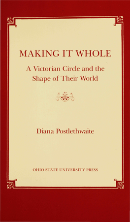 MAKING IT WHOLE a Victorian Circle and the Shape of Their World